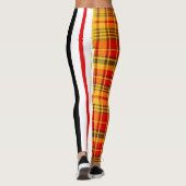 Antigua & Barbuda Klassisch farbenfroh Leggings (Rückseite)