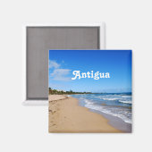 Antigua Beach Magnet (Vorderseite/Rückseite)
