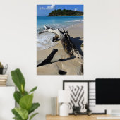 Antigua Beach Poster (Heimbüro)