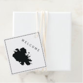 Antigua Begrüßungstablett für Hochzeitswoche Geschenkanhänger (Beispiel)