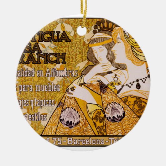 Antigua Casa Franch Keramik Ornament (Vorne)