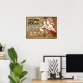 ANTIGUA CASA FRANCH Stoffwerbung Poster (Heimbüro)