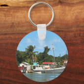Antigua-Dockingboote Schlüsselanhänger (Vorderseite)