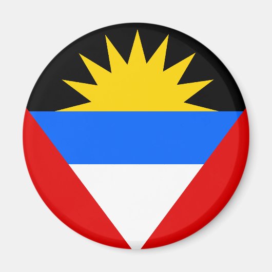 Antigua Flag Magnet (Vorne)