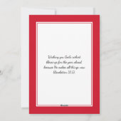 ANTIGUA FLAG | Weihnachts-Pudding | Feierlich Feiertagskarte (Rückseite)