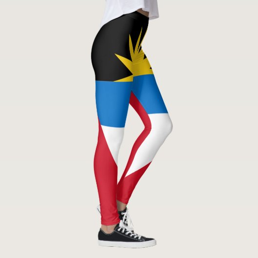 Antigua-Flagge voll Leggings (Rechts)