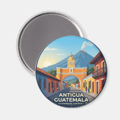 Antigua Guatemala Guatemala Magnet (Vorderseite/Rückseite)