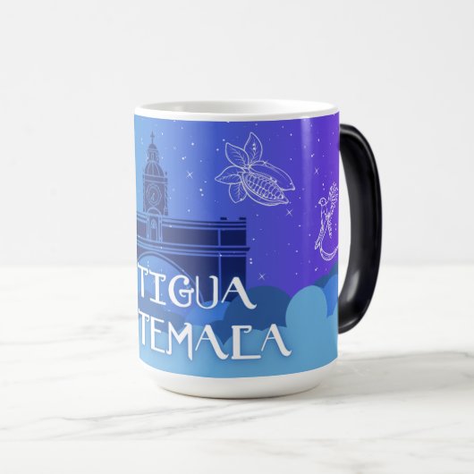 Antigua Guatemala Night Sky Tasse (VorderseiteRechts)