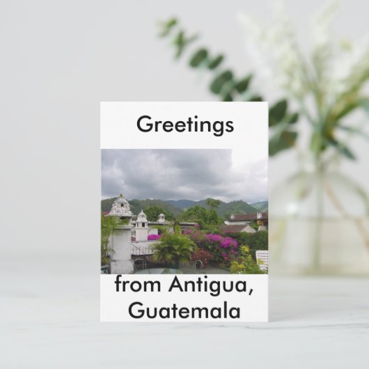 Antigua, Guatemala Postkarte (Stehend Vorderseite)