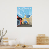 Antigua Guatemala Reiseplakat Poster (Küche)