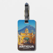 Antigua Guatemala Travel Gepäckanhänger (Rückseite vertikal)