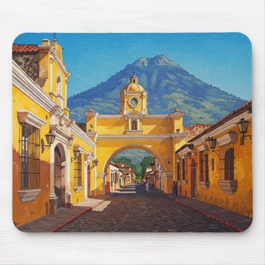 Antigua Guatemala Travel Mousepad (Vorne)