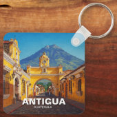 Antigua Guatemala Travel Schlüsselanhänger (Rückseite)