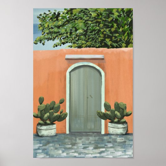 Antigua Guatemala Vintage Reiseplakat Poster (Vorne)