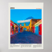 Antigua Guatemala Wall Art _ Antigua Guatemala Tra Poster (Vorne)