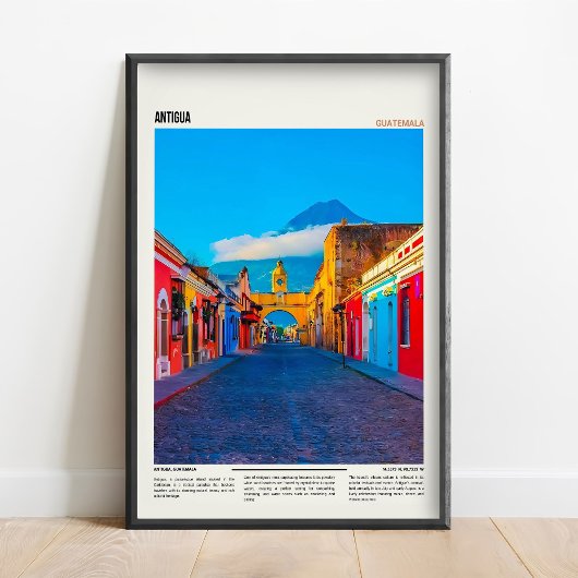 Antigua Guatemala Wall Art _ Antigua Guatemala Tra Poster