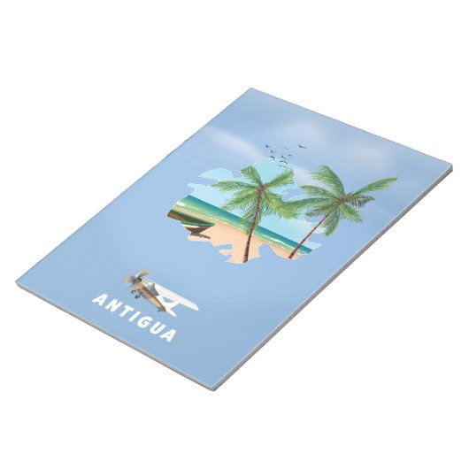 Antigua Illustriertes Reiseplakat Notizblock (angewinkelt)