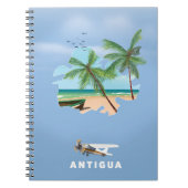 Antigua Illustriertes Reiseplakat Notizblock (Vorderseite)