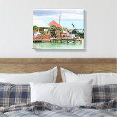 Antigua, Insel in der Karibik Leinwanddruck (Insitu (Schlafzimmer))