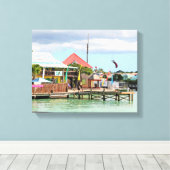 Antigua, Insel in der Karibik Leinwanddruck (Insitu (Holzboden))