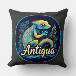 Antigua Island Caribbean Gecko Kissen