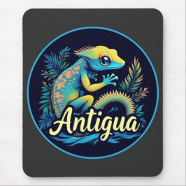 Antigua Island Caribbean Gecko Mousepad