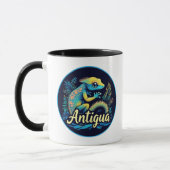 Antigua Island Caribbean Gecko Tasse (Links)