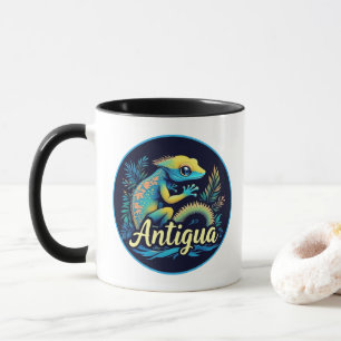 Antigua Island Caribbean Gecko Tasse