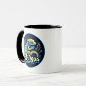 Antigua Island Caribbean Gecko Tasse (Vorderseite Links)