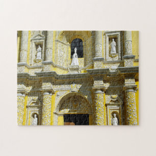 Antigua-Kirche Merced-Barockfassade. Puzzle