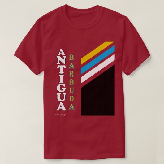 ANTIGUA klassisch farbenfroh T-Shirt (Design vorne)
