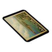 Antigua Magnet Vintage Travel (Rechte Seite)