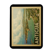 Antigua Magnet Vintage Travel (Vertikal)