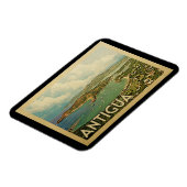 Antigua Magnet Vintage Travel (Linke Seite)