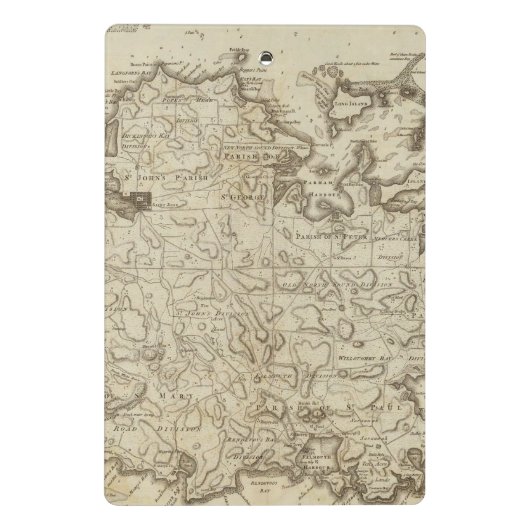 Antigua Mini Klemmbrett (Rückseite)