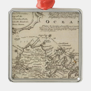 Antigua oder Antego Silbernes Ornament