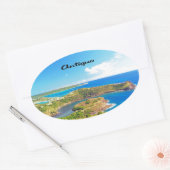 Antigua Ovaler Aufkleber (Umschlag)