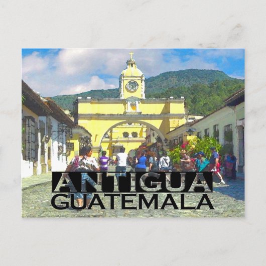 Antigua Postkarte (Vorderseite)