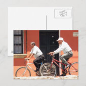 Antigua-Radfahrer Guatemala Postkarte (Vorne/Hinten)