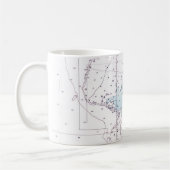 Antigua-Schifffahrtskarte-Mug Kaffeetasse (Links)