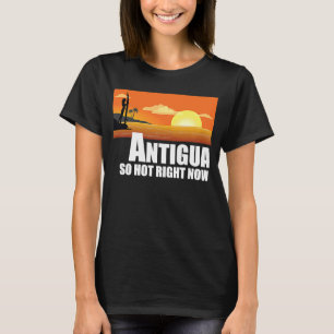 Antigua so heiß jetzt Retro Travel Beach Vacati T-Shirt