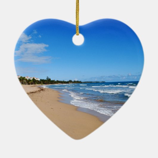 Antigua-Strand Keramik Ornament (Hinten)