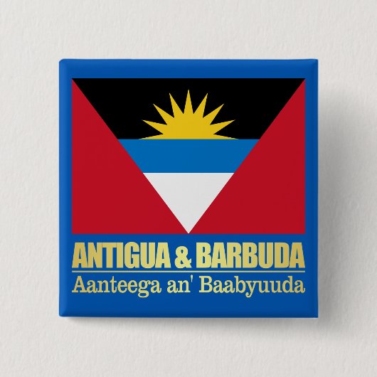 Antigua und Barbuda Button (Vorderseite)
