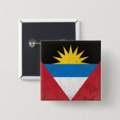 Antigua und Barbuda Button (Vorne & Hinten)