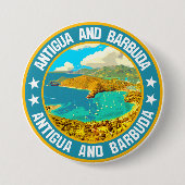 Antigua und Barbuda Button (Vorderseite)