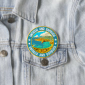Antigua und Barbuda Button (Beispiel)