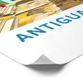 Antigua und Barbuda Caribbean Travel Print Poster (Ecke)