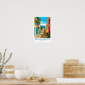 Antigua und Barbuda Caribbean Travel Print Poster (Küche)