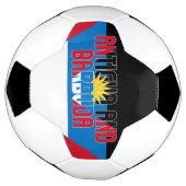 Antigua und Barbuda Flag Adortable Patriotic Fußball (Gedreht)