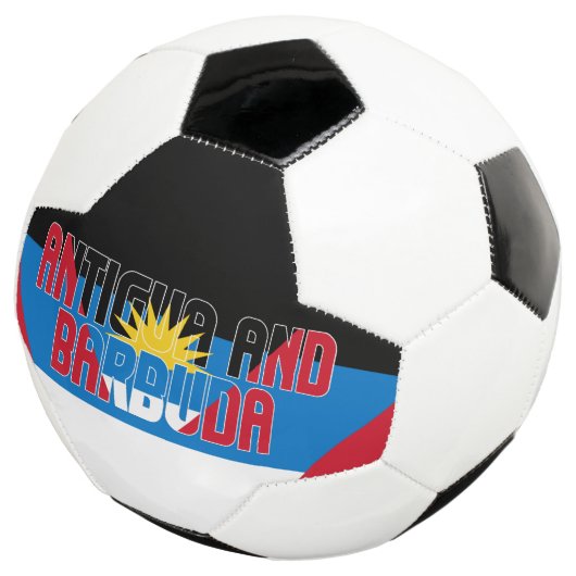 Antigua und Barbuda Flag Adortable Patriotic Fußball (Dreiviertel)